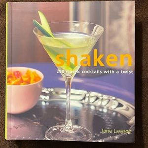 Shaken. Cocktail recipes. Excellent condition. Barely used.